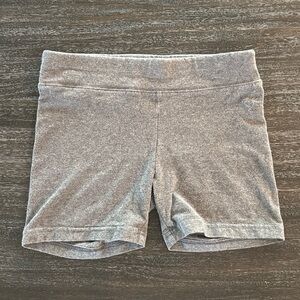 Justice Girls 10 Athletic Grey Shorts
